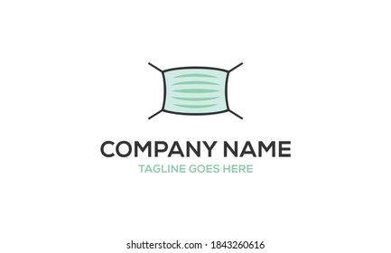 Mask Vector Logo Design Template
