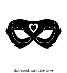 mask. Vector robber of love, spooky.