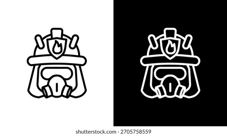 Weiße Maskensymbole - Vektorgrafik