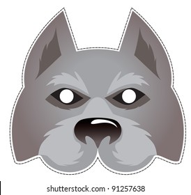 Máscara del lobo, sé lobo vector de stock de regalías) 91257638 |