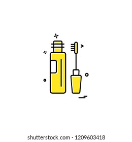 Maskara icon design vector 