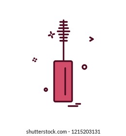 Maskara icon design vector