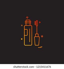 Maskara icon design vector 