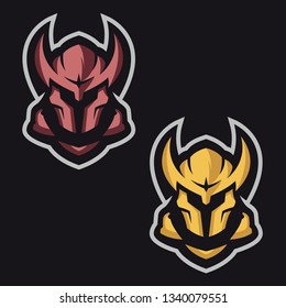 Masked Knight Logo Sports Designs