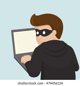 Masked man want still something on your pc
