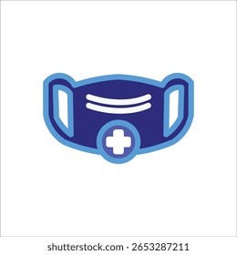 Icônes de soins de santé Masker. Illustration vectorielle simple de couleur