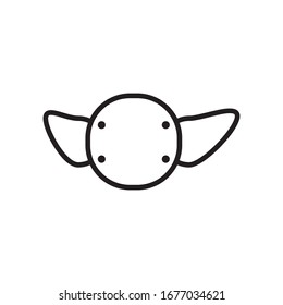 Masker Icon Design Vector Template