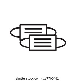 Masker Icon Design Vector Template