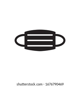masker icon vector symbol template