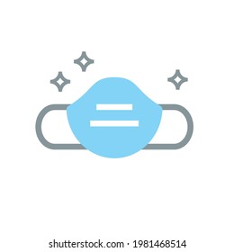 masker protection vector icon design illustration