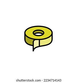 masking tape icon vector design templates 