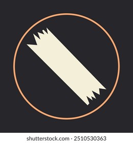Masking tape trendy icon thrilling abstract vector illustration colorful artwork beautiful design.eps