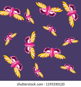 masks decoration carnival festival background