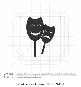 Masks Icon Vector.

