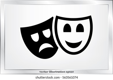 Masks icon vector illustration.