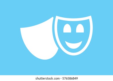Masks icon vector illustration.