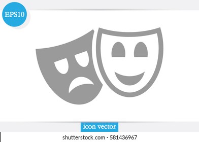 Masks icon vector illustration.