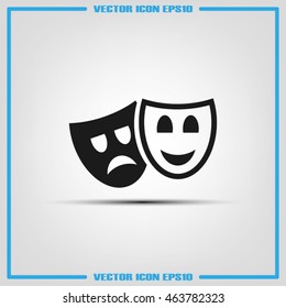 Masks icon. Vector illustration eps10.