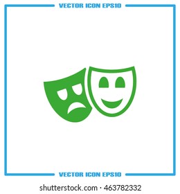 Masks icon. Vector illustration eps10.