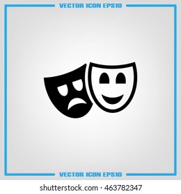 Masks icon. Vector illustration eps10.
