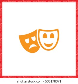 Masks icon vector illustration eps10.