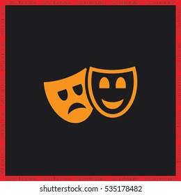 Masks icon vector illustration eps10.