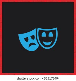 Masks icon vector illustration eps10.