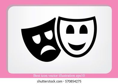 Masks icon vector illustration eps10.