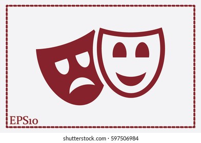 Masks icon vector illustration eps10.