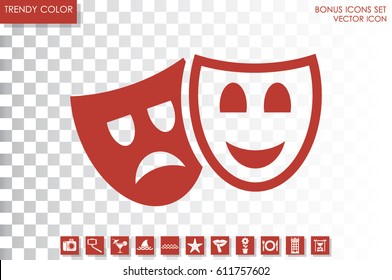 Masks icon vector illustration eps10.