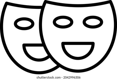 Masks icon vector image. Can also be used for web apps, mobile apps and print media.