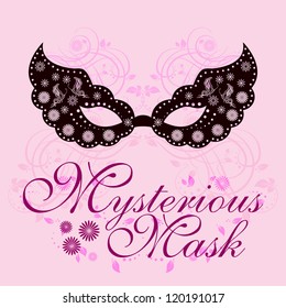 Masks For A Masquerade / Vector Beautiful Party Mask.