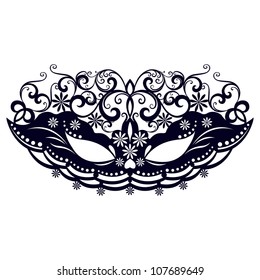 Masks For A Masquerade / Vector party mask / Vector Beautiful Party Mask.