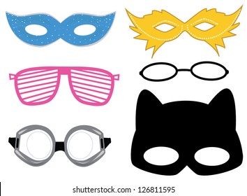 Masks set vector