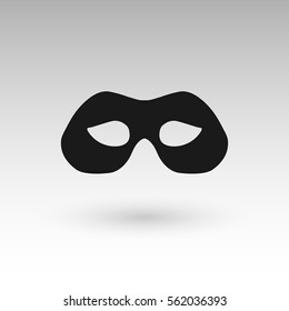 masks silhouette in black   vector