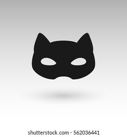 masks silhouette in black   vector