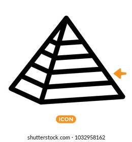 Maslow Pyramid Vector Symbol