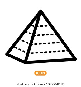 Maslow Pyramid Vector Symbol
