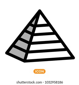 Maslow Pyramid Vector Symbol