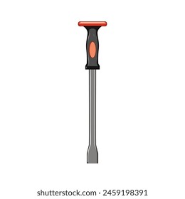 mason brick chisel cartoon. hammer sculpting, carving mallet, layer mason brick chisel sign. isolated symbol vector illustration