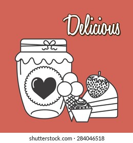 mason jar design, vector illustration eps10 graphic 