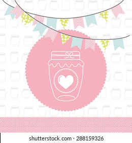mason jar design, vector illustration eps10 graphic 