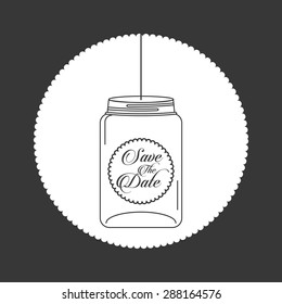 mason jar design, vector illustration eps10 graphic 