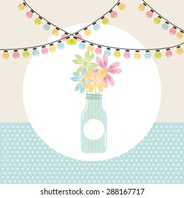 mason jar design, vector illustration eps10 graphic 