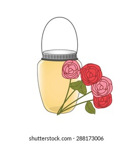 mason jar design, vector illustration eps10 graphic 