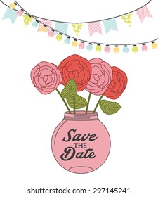 mason jar design, vector illustration eps10 graphic 