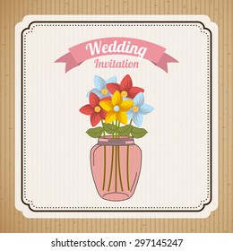 mason jar design, vector illustration eps10 graphic 