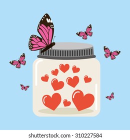 mason jar design, vector illustration eps10 graphic 