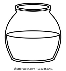 mason jar glass with liquid