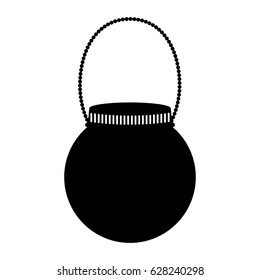 mason jar with hook isolated icon
